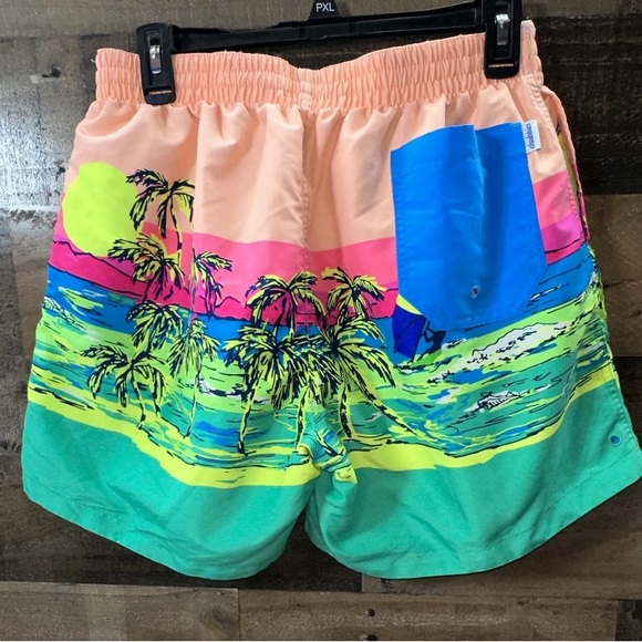 Chubbies RARE limited edition tropical paradise reversible swim shorts - Picture 2 of 8